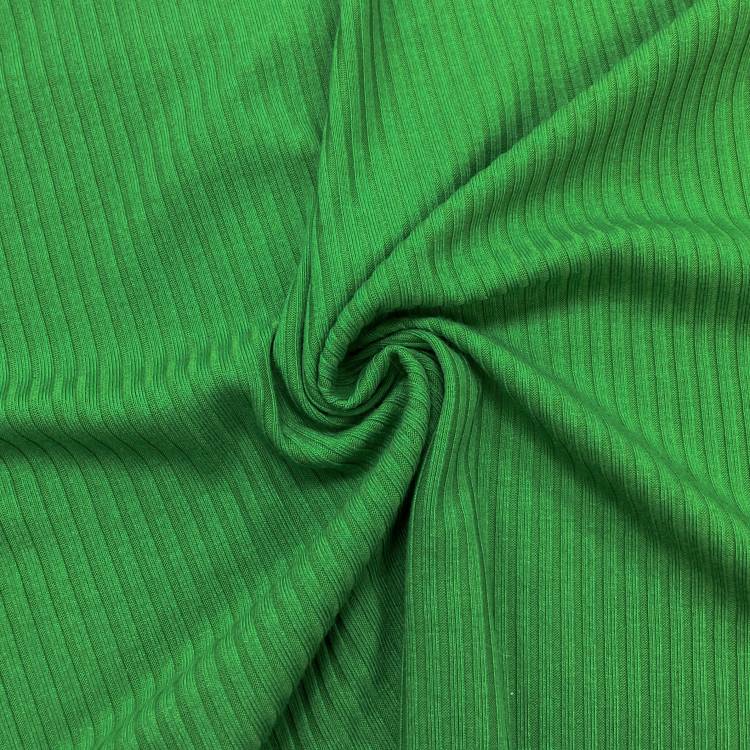 Трикотаж "Лапша" цвет зелёный